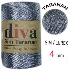 Diva Lurex Χτενίζετε Silver