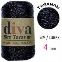 Diva Lurex Χτενίζετε Black